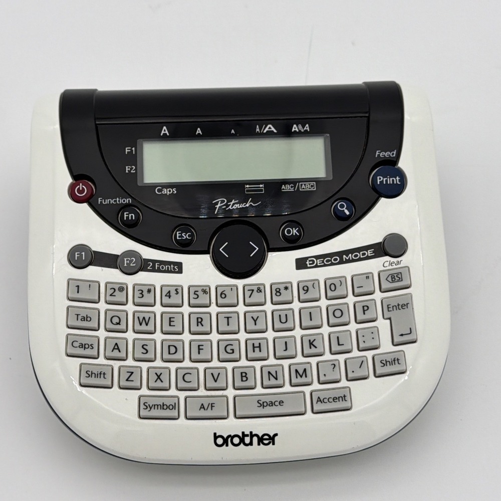 Brother P-Touch Model PT-1290 Electronic Home Office Label Maker Machine Tested